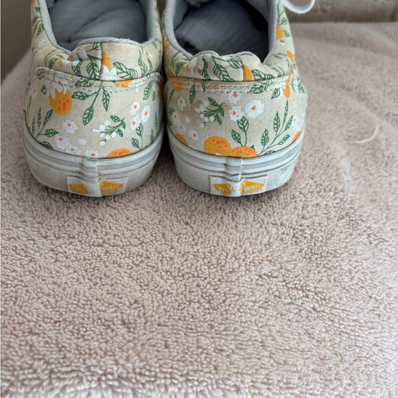 Vans Doheny Orange Blossom Floral Canvas Sneakers - Women’s Size 10 Lace Up - Picture 5 of 9